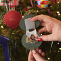 Personalised 2024 Memories Leather Photo Bauble, thumbnail 2 of 6