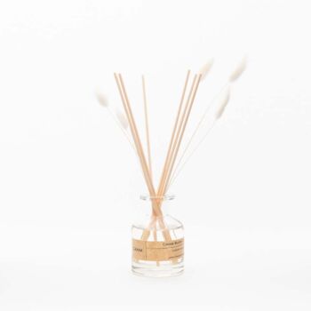 Cocoa Butter And Vanilla Luxury Clear Reed Diffuser, 2 of 3