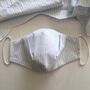 Men's Silk Lined Upcycled Cotton Face Mask, thumbnail 8 of 12