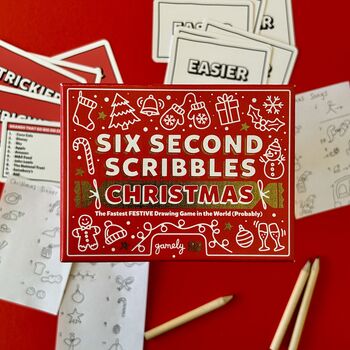 Six Second Scribbles Christmas | The Frantically Fast, Fantastically Fun And Festive Drawing Game, 6 of 6