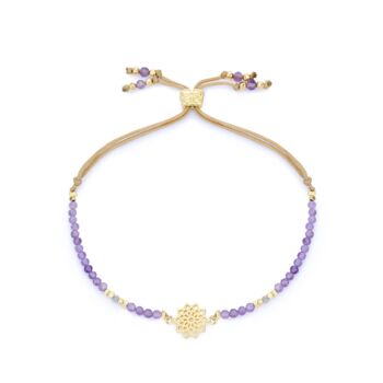 Crown Chakra Amethyst And Labradorite Bracelets And Necklaces, 2 of 9