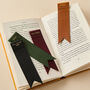 Personalised Hand Stitched Leather Bookmark, thumbnail 6 of 7
