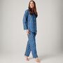 Women's 'Marrakesh' Paisley Crisp Cotton Pyjama Set, thumbnail 2 of 4