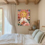 Sun Dreamy Pink Doves Art Print, thumbnail 2 of 4