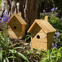 Set Of Two Large Multi Hole Bird Nest Boxes, thumbnail 1 of 6