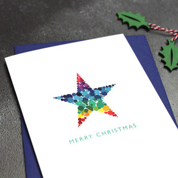 Bright Modern Christmas Star Cards, 2 of 3