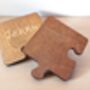 Personalised Jigsaw Wooden Coasters – Set Of Two, thumbnail 4 of 4