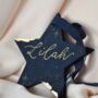 Personalised Star Or Moon Christmas Name Ornament, thumbnail 3 of 7