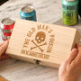 Personalised Old Man's Poison Dad Gift Beer Box, thumbnail 1 of 5