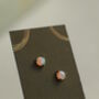 Tiny Opal Stud Earrings, thumbnail 2 of 7