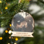 Personalised Wooden Photo Christmas Bauble Decoration, thumbnail 1 of 7