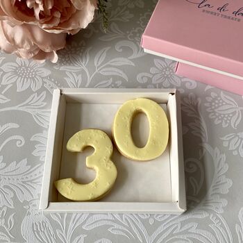 Milestone Personalised Letterbox Vanilla Cookie, 12 of 12