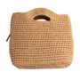 Daisy Luxury Handmade Crochet Knit Hand Bag, thumbnail 3 of 6