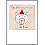 Personalised Polar Bear 1st Christmas Card Girl Or Boy, thumbnail 10 of 10