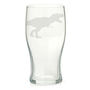 Personalised Tyrannosaurus Rex Trex Engraved Glass, thumbnail 4 of 6