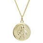 Solid 9ct Gold Saint Christopher Necklace, thumbnail 7 of 9