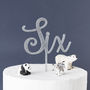 Personalised Number Birthday Cake Topper, thumbnail 1 of 12