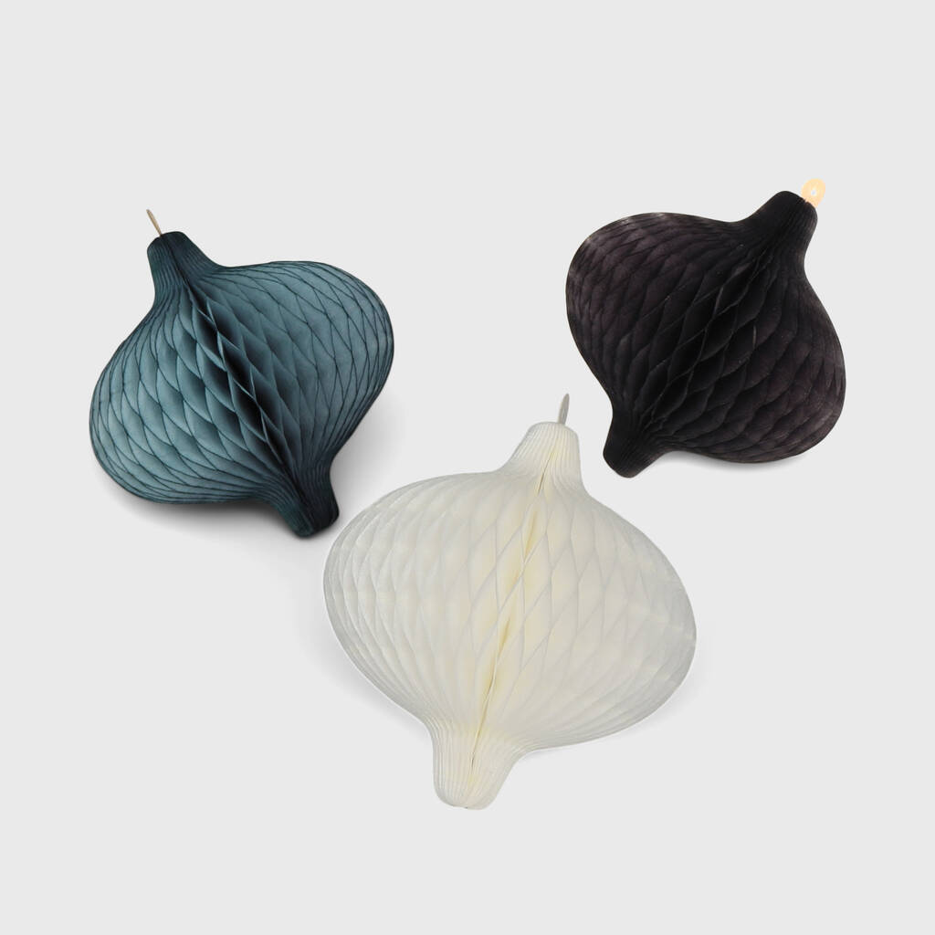 Onion Paper Decoration Set By Paper Dreams