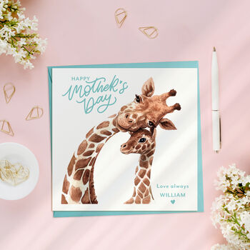 Giraffe Mother's Day Card, 6 of 6