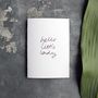 'Hello Little Lady' Rose Gold Foil Baby Card, thumbnail 3 of 4
