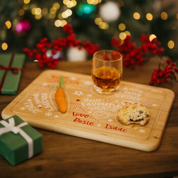 Personalised Christmas Eve Santa Treat Board, 7 of 10