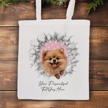 Personalised Christmas Pomeranian Break Through, 7 of 10