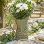 Personalised Fern Green Ceramic Pitcher Vase, thumbnail 1 of 11