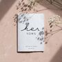 Personalised Wedding Vow Cards His And Her Vow Books, thumbnail 3 of 10