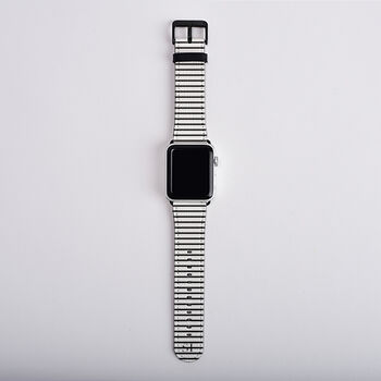 Personalised Stripe Apple Watch Strap, 2 of 2