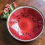 Watermelon Design Glass Bowl, thumbnail 3 of 5