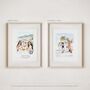 Personalised Bride And Besties Portrait – Hen Party Gift, thumbnail 3 of 11