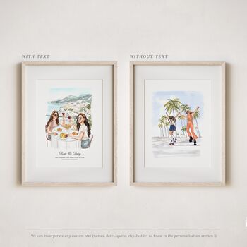 Personalised Bride And Besties Portrait – Hen Party Gift, 3 of 11