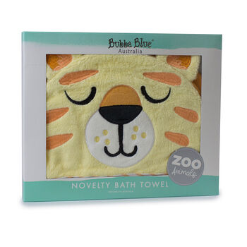 Hooded Baby Towel Lion, 4 of 4