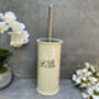 White Ceramic ‘Le Bain’ Toilet Brush Holder Stand, thumbnail 1 of 12