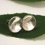 Sterling Silver Ash Leaf Earrings, thumbnail 2 of 5