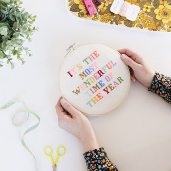 It's The Most Wonderful Time Cross Stitch Kit, 4 of 5
