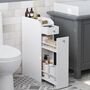 Small Bathroom Cabinet Storage Organiser With Drawers, thumbnail 3 of 8