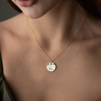 Personalised Piano Necklace With Name, 3 of 10