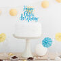 Happy 60th Birthday Party Cake Topper Decoration, thumbnail 1 of 2