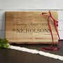 Personalised Sunday Roast Welsh Ash Carving Board, thumbnail 2 of 8