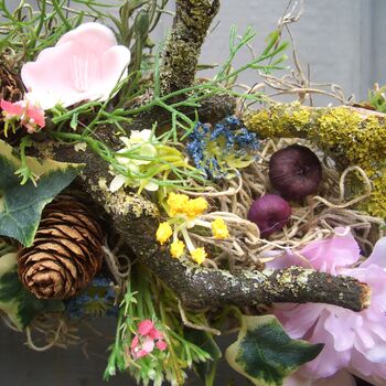 Spring Summer Hedgerow Wreath Door Wedding Home Decoration, 3 of 6