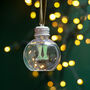 Personalised Welly Boot Gin Bauble Decoration, thumbnail 2 of 8