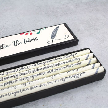 The Wit And Wisdom Of Jane Austen Pencil Set, 6 of 7