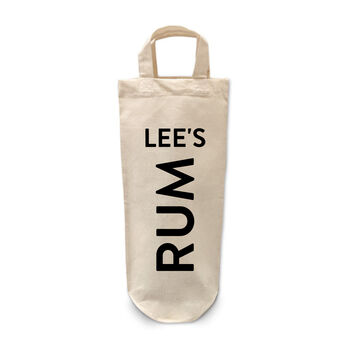 Personalised Rum Bottle Gift Bag, 4 of 5