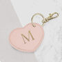 Personalised Alphabet Letters Heart Keyring, thumbnail 1 of 3