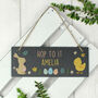 Personalised Slate Easter Sign, thumbnail 2 of 4