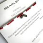 Charlton Football Club Fan Bead Bracelet With Charms, thumbnail 2 of 5