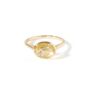 Yellow Gold Oval Briolette Cut Rings, thumbnail 6 of 11