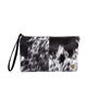 Black And White Cowhide Clutch And Purse Matching Set, thumbnail 5 of 8