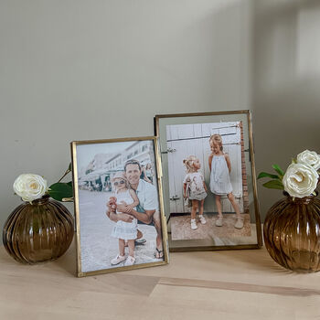 Brass Photo Frames Various Sizes, 10 of 12